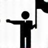 Stylized icon representing a tour guide